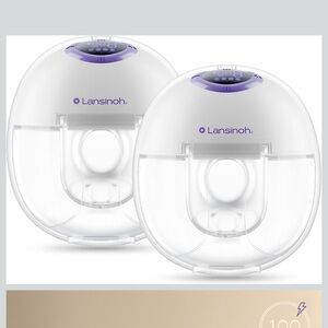 Lansinoh Collection Cups in White and Purple